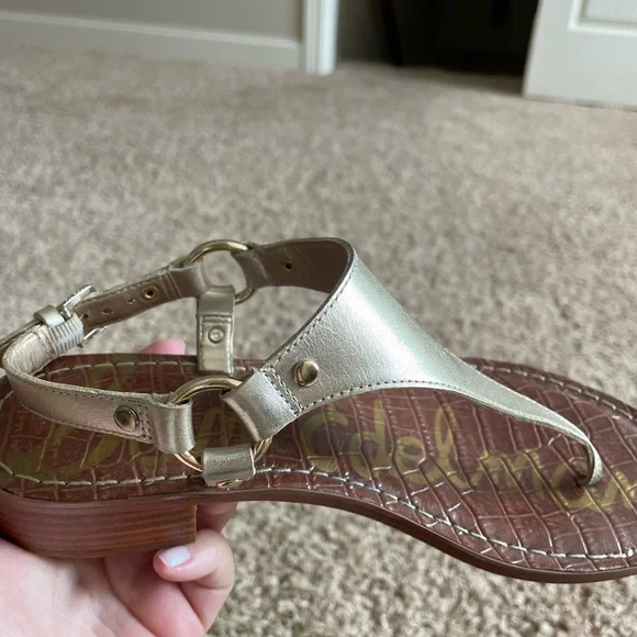 Sam Edelman Gold Women's Sandals - Picture 4 of 9